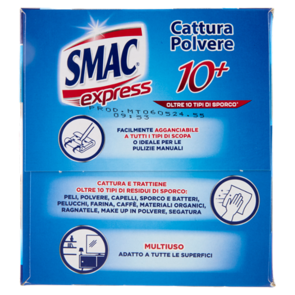 Smac expess Cattura Polvere 10+ Panni 36+4 pz