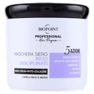 Biopoint Professional Hair Program Maschera Siero Ricci Disciplinati 400 Ml