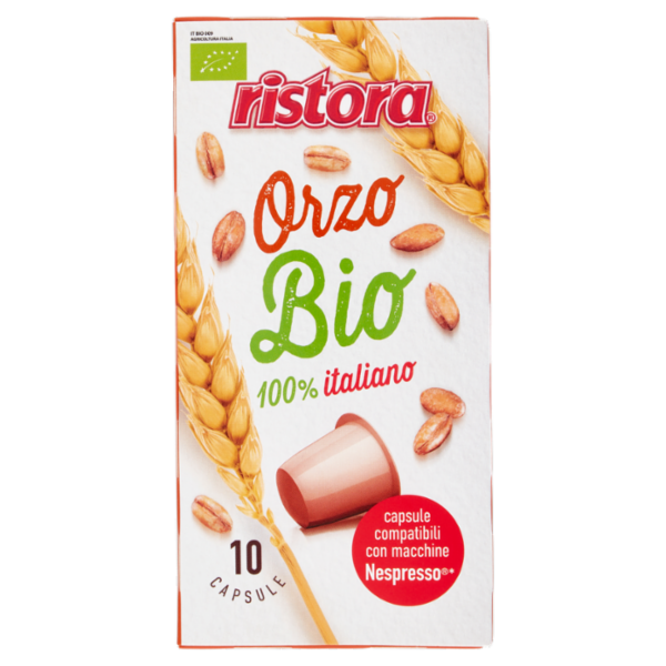 ristora Orzo Bio capsule compatibili con macchine Nespresso* 10 x 2 g