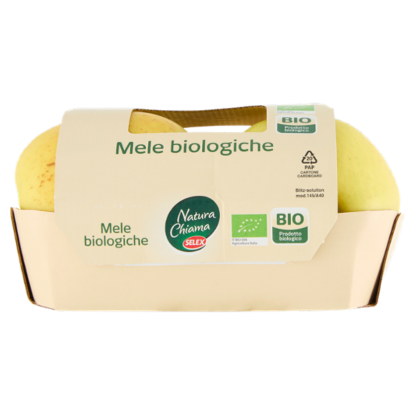 Selex Natura Chiama Mele Golden Delicius Calibro 70/80 Biologiche 800 g
