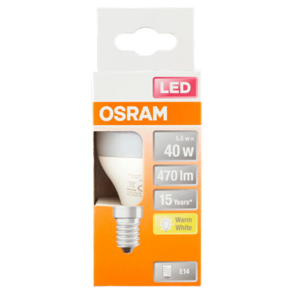 Osram Led Star Classic P 40 Warm White 5.5 W E14