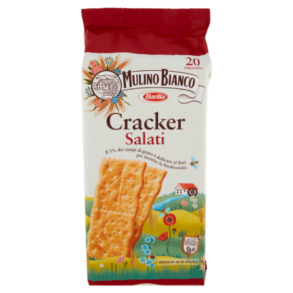 Mulino Bianco Cracker Salati con Farina Sostenibile 500 g