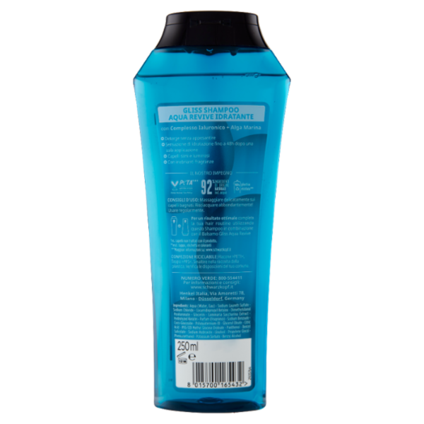 Gliss Aqua Revive Shampoo Idratante 250 ml