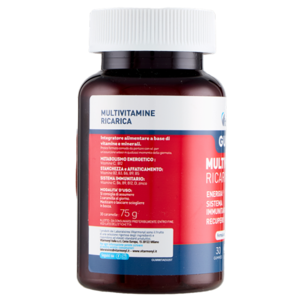 Laboratoires Vitarmonyl Gummies Multivitamine Ricarica 30 Gummies 75 g