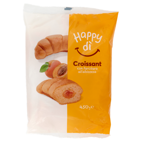 Happy dì Croissant all'Albicocca 9x50 g
