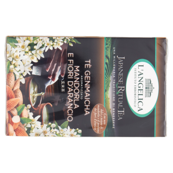 L'Angelica Japanese Ritual Tea Tè Genmaicha Aromatizzato Mandorla e Fiori d'Arancio 15 Filtri 22,5 g