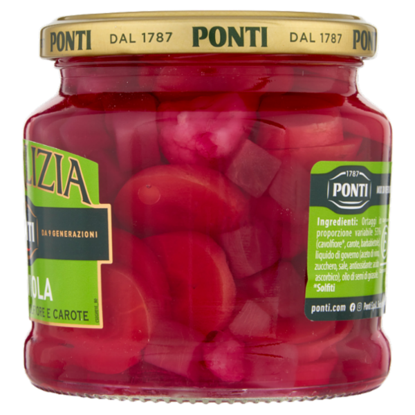 Ponti Peperlizia Ortoviola Barbabietola, Cavolfiore e Carote 350 g