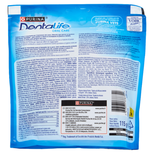 PURINA DENTALIFE Small Busta 7 Sticks 115 g