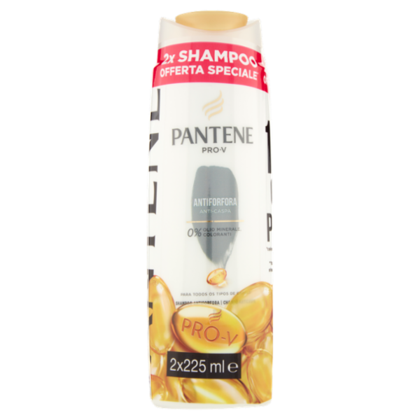 Pantene Pro-V Shampoo Antiforfora 2x225 ml