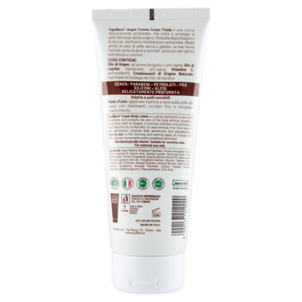 equilibra Argan Crema Corpo Fluida Anti-Aging 200 ml
