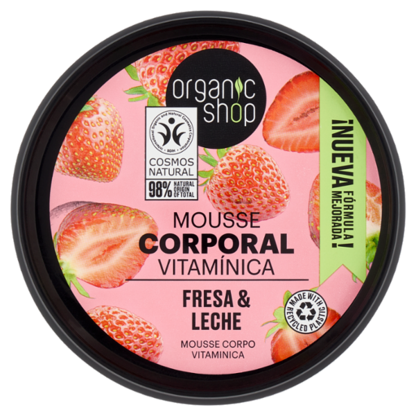 organic shop Mousse Corpo Vitaminica Fresa & Leche 250 ml