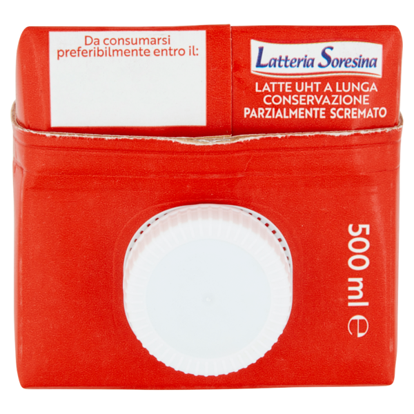 Latteria Soresina Latte Soresina Parzialmente Scremato UHT a Lunga Conservazione 500 ml