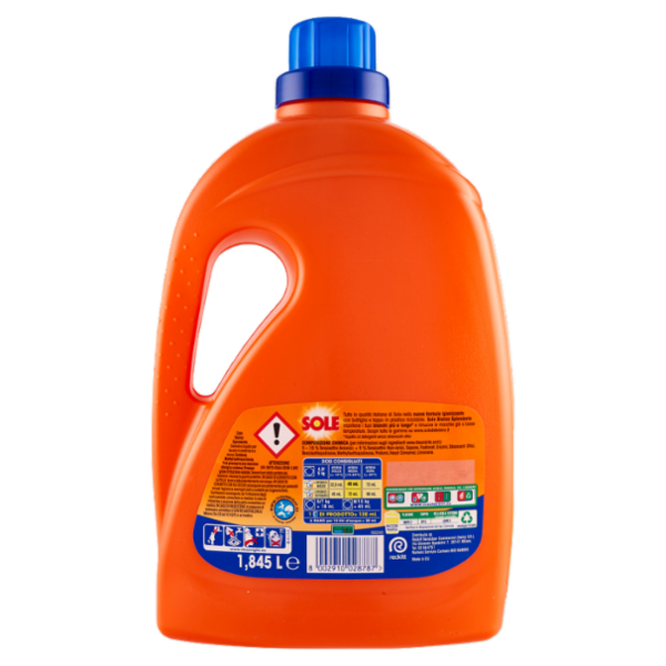 Sole Detersivo lavatrice Bianco Splendente 41 lavaggi 1,845 L