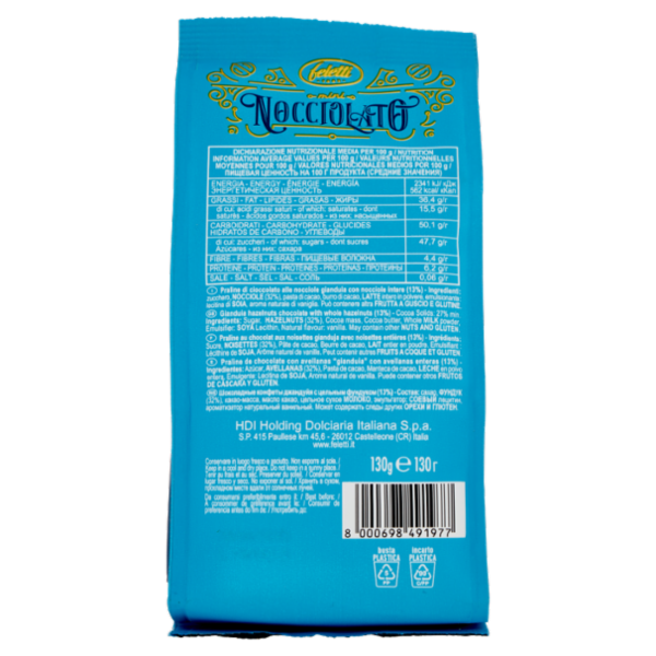 feletti I Golosi mini Nocciolato Gianduia 130 g