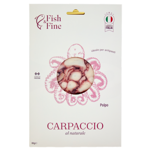 Fish & Fine Carpaccio Polpo al naturale 80 g