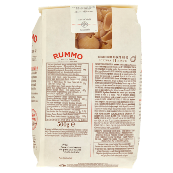 Rummo Conchiglie Rigate N° 42 500 g