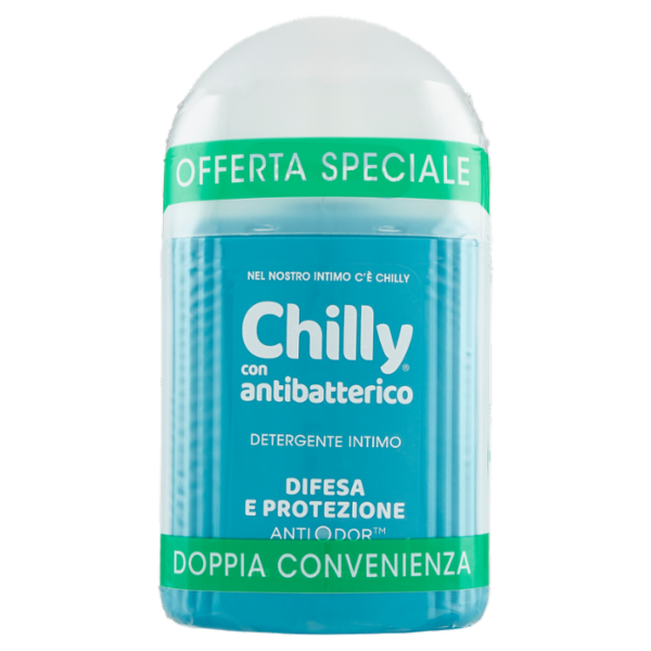Chilly con antibatterico Detergente Intimo 2 x 200 ml
