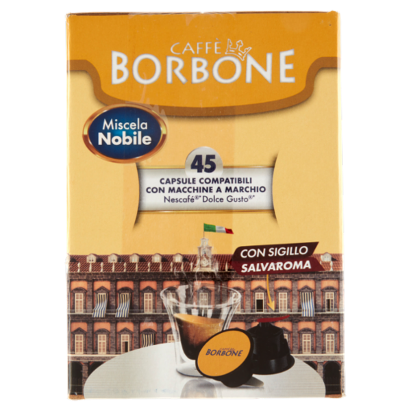 Caffè Borbone Miscela Nobile Capsule Compatibili Nescafé* Dolce Gusto* 45 x 7 g