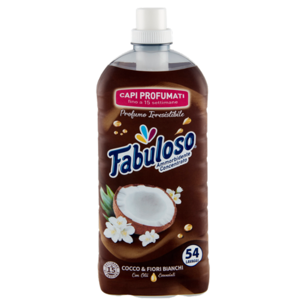 Fabuloso ammorbidente concentrato Cocco 54 lavaggi 1,25 L