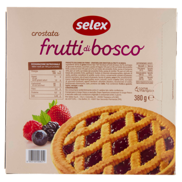 Selex Crostata con Frutti di Bosco 380 g