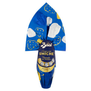 BACI PERUGINA Maxi Uovo Di Pasqua Cioccolato Fondente Con Sorpresa e 4 Cioccolatini 380g