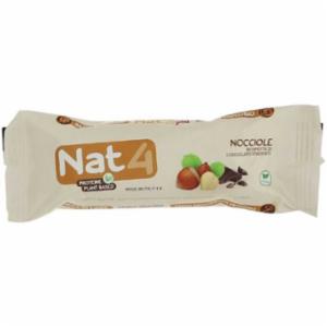 Nat4 Barretta Nocciola Ricoperta da Cioccolato Fondente 40g