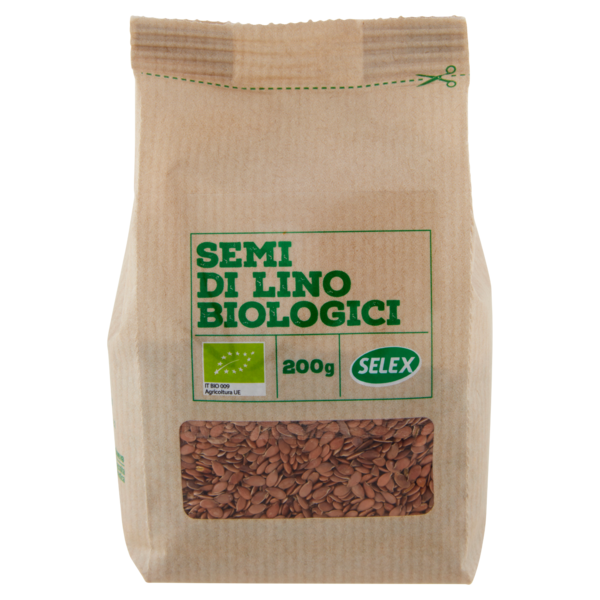 Selex Semi di Lino Interi Biologici 200 g