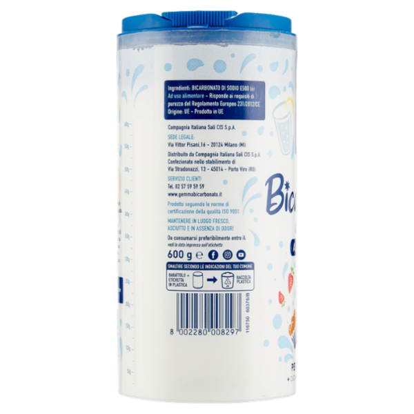 Gemma di mare Bicarbonato di sodio Alimentare 600 g