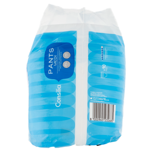 Consilia Mutandine Assorbenti Pants Misura Medium 10 pezzi