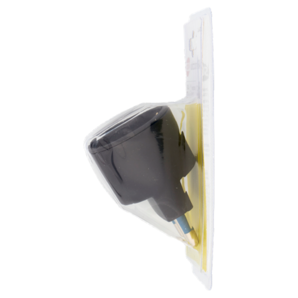 Selex Adattatore Semplice Spina 16A + 1 Presa 10-16A(Ted) Nero