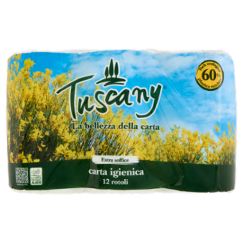 Tuscany Carta Igienica Extra Soffice 2 Veli 12 Pz