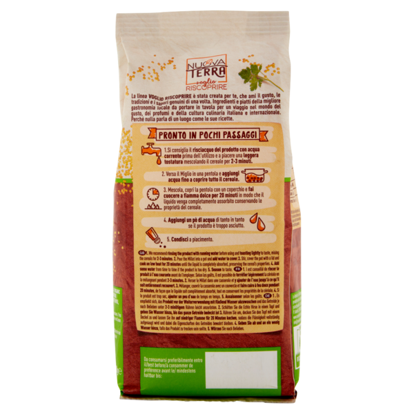 Nuova Terra voglio Riscoprire Miglio Bio 300 g