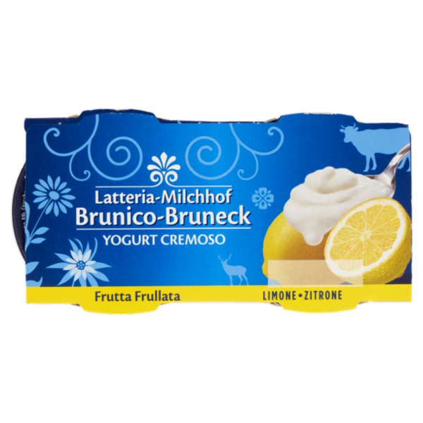 Latteria Brunico Yogurt Cremoso Frutta Frullata Limone 2 x 125 g