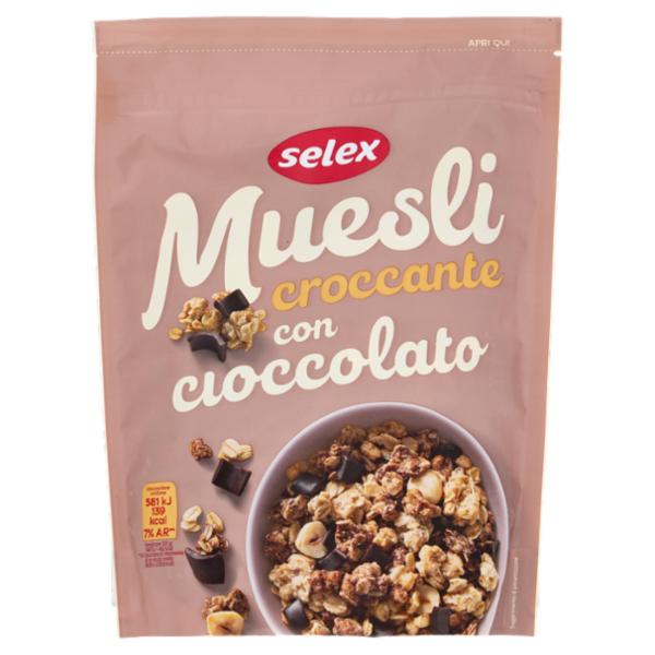 Selex Muesli Croccante con Cioccolato 375 g