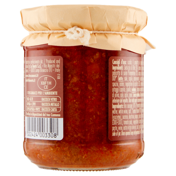 I toscanacci Ragù di Salsiccia di Bra 180 g