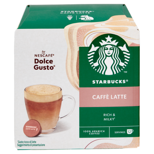 STARBUCKS Caffè Latte by Nescafé Dolce Gusto 12 Capsule 121,2g