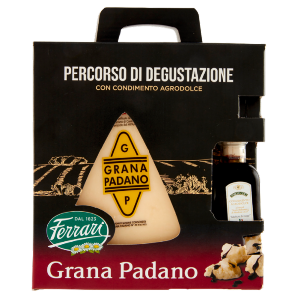 Ferrari Grana Padano DOP 400g con condimento balsamico