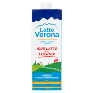 Latte Verona 100% Latte Della Lessinia Intero a Lunga Conservazione 1 Litro