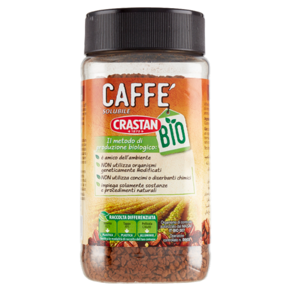 Crastan Bio Caffè Solubile 100 g