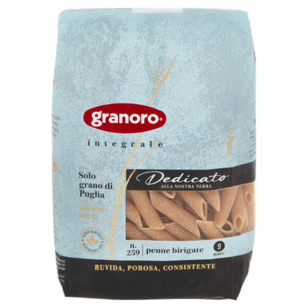 granoro Dedicato integrale n.259 penne birigate 500 g
