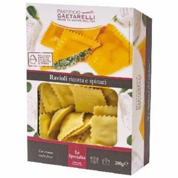 Gaetarelli Ravioli Ricotta e Spinaci 250g