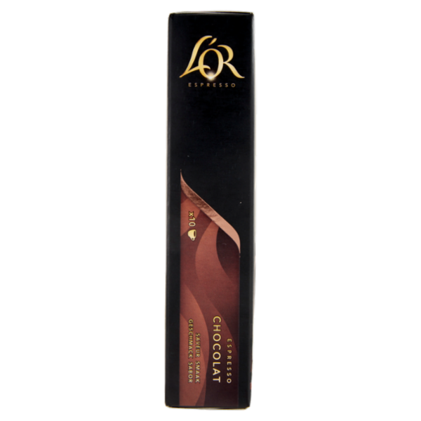 L'Or Espresso Flavours Collection Chocolat- 10 Caps Caffè Comp. Macchine Nespresso*® Original 52g