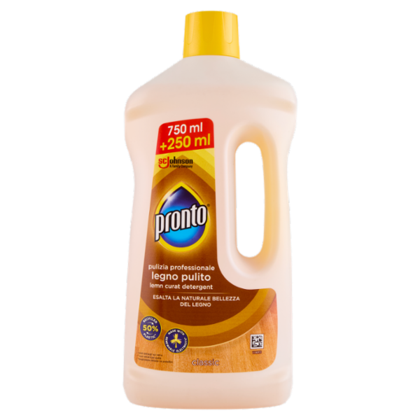 Pronto Legno Pulito - Detergente Pavimenti Parquet 1000ml