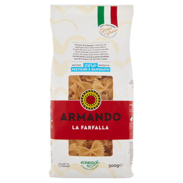 Armando Metodo zero Residui di Pesticidi e Glifosato la Farfalla 500 g
