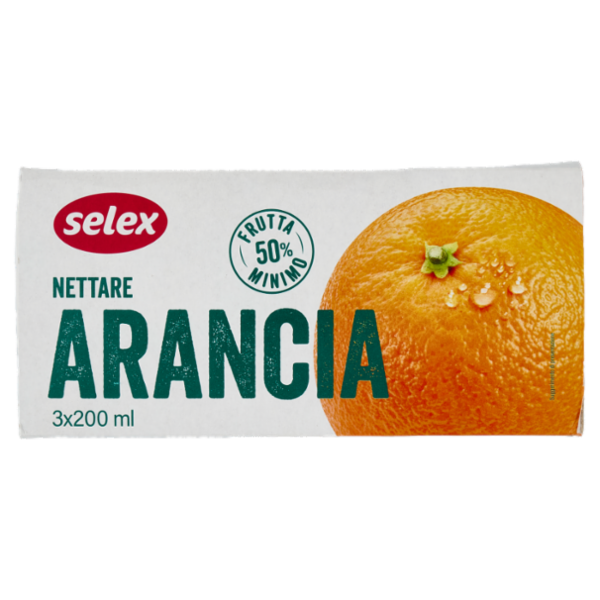 Selex Nettare di Arancia 3x200 ml