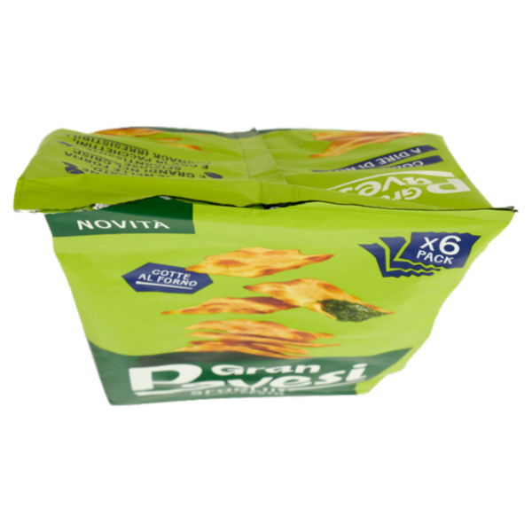 Gran Pavesi Sfogline Gusto Pesto Snack Cotte al Forno 6 Pacchetti 180g