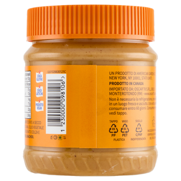 American Garden Creamy Peanut Butter U.S. Classic 340 g