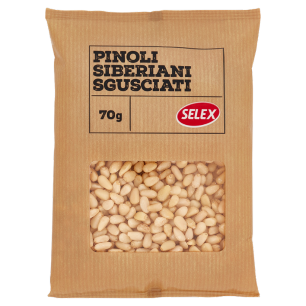 Selex Frutta Secca Pinoli Siberiani Sgusciati 70 g