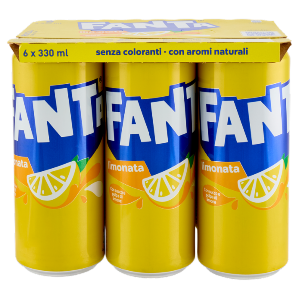 Fanta Lemon Sleek 6 x 33 cl
