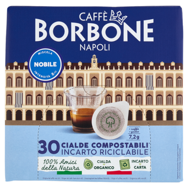 Caffè Borbone Miscela Nobile Cialde Compostabili* 30 x 7,2 g